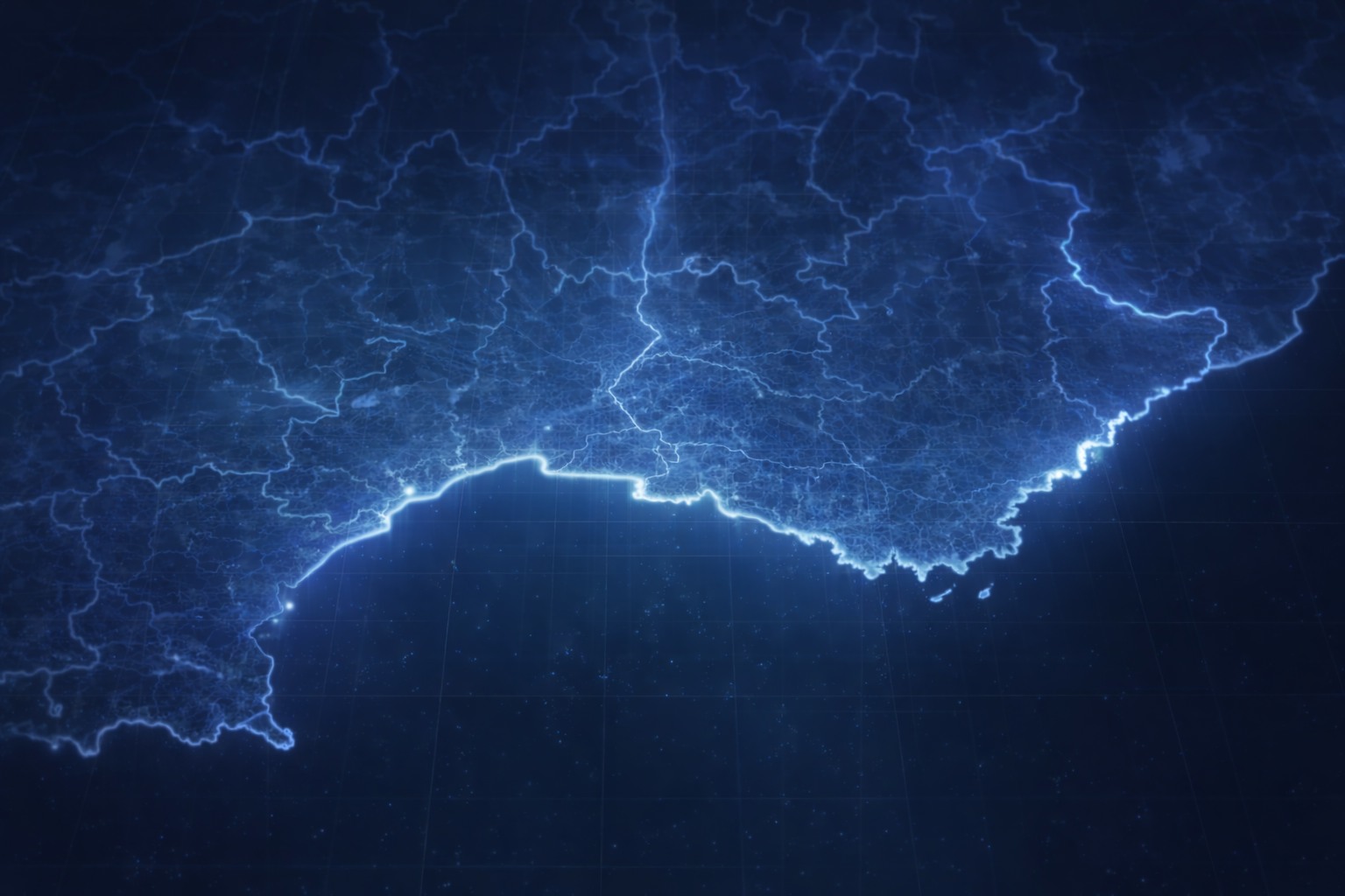 Carte de la région PACA